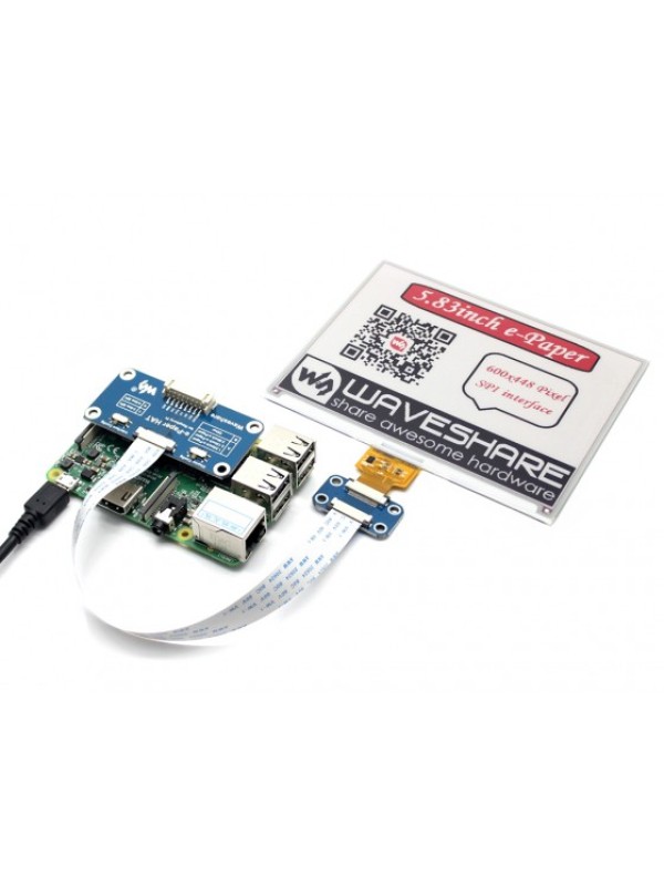 5.83inch E-Ink Display HAT