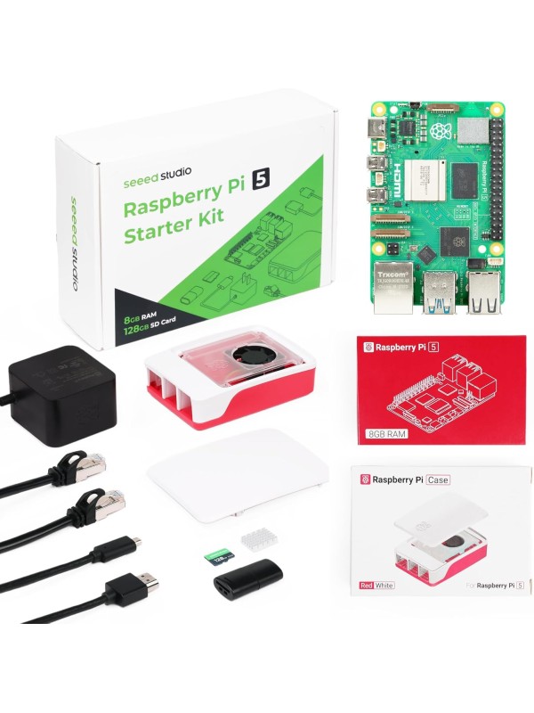 Seeed Studio Raspberry Pi 5 Starter Kit - 8GB RAM�...