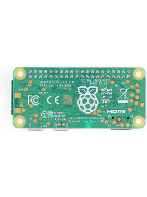 Raspberry Pi Zero 2 W Basic Kit, Header, Heatsink, USB Cable, HDMI Adapter (with Quad-core CPU,Bluetooth 4.2,BLE,onboard Antenna,etc.)