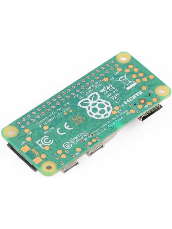 Raspberry Pi Zero 2 W Basic Kit, Header, Heatsink, USB Cable, HDMI Adapter (with Quad-core CPU,Bluetooth 4.2,BLE,onboard Antenna,etc.)