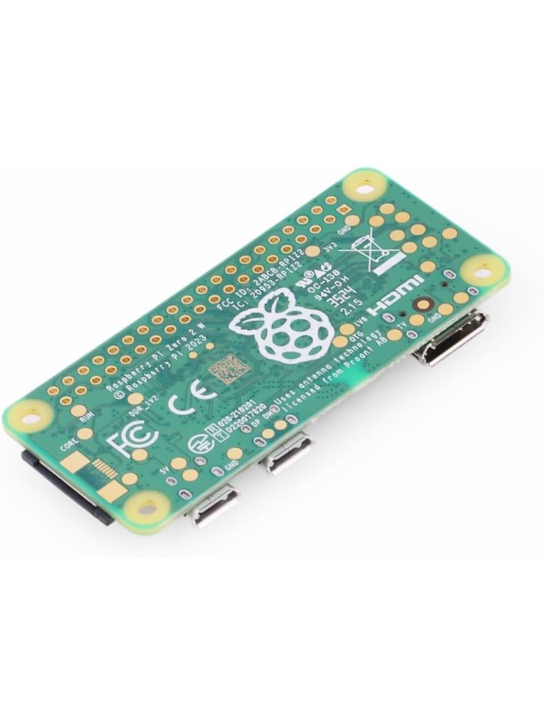 Raspberry Pi Zero 2 W Basic Kit, Header, Heatsink,...