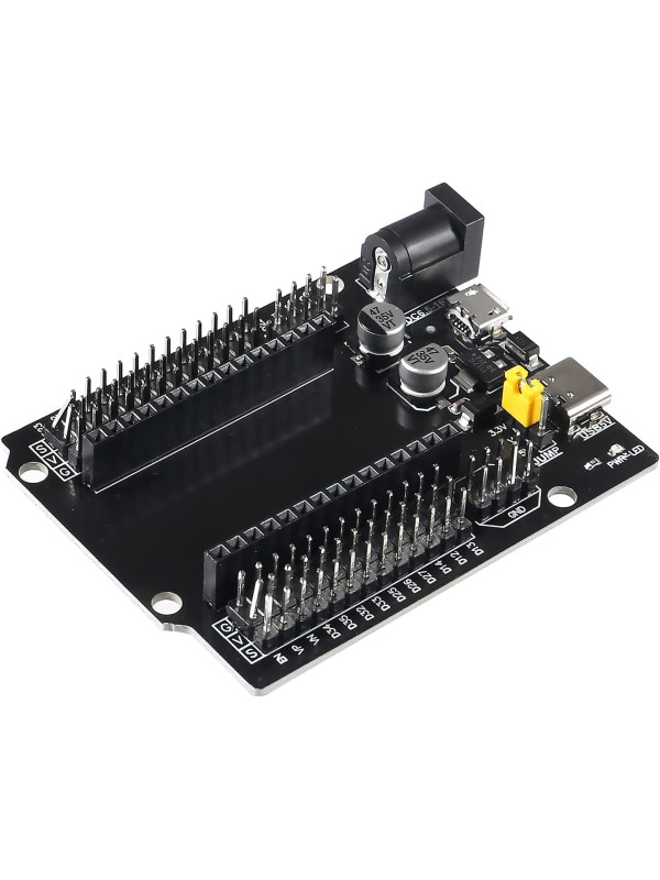 3 Sets ESP-WROOM-32 ESP32 ESP-32S 30 Pin Development Board Micro USB Interface WiFi ESP-WROOM-32 with ESP32 Breakout Board Shield Terminal Adapter for ESP32 30Pin