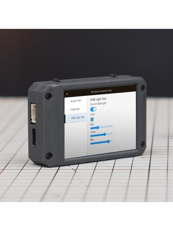 Yahboom K230 AI Development Board 1.6GHz High-performance chip/2.4-inch Display/Open Source Robot Maker Python, Supports AI Visual Recognition CanMV Sensor (with Adjustable Bracket)