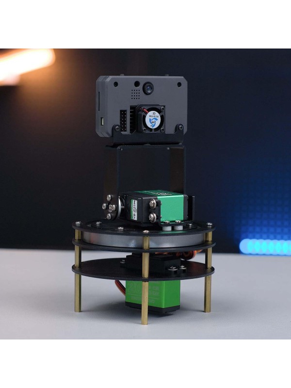 Yahboom K230 AI Development Board 1.6GHz High-performance chip/2.4-inch Display/Open Source Robot Maker Python, Supports AI Visual Recognition CanMV Sensor (with Adjustable Bracket)