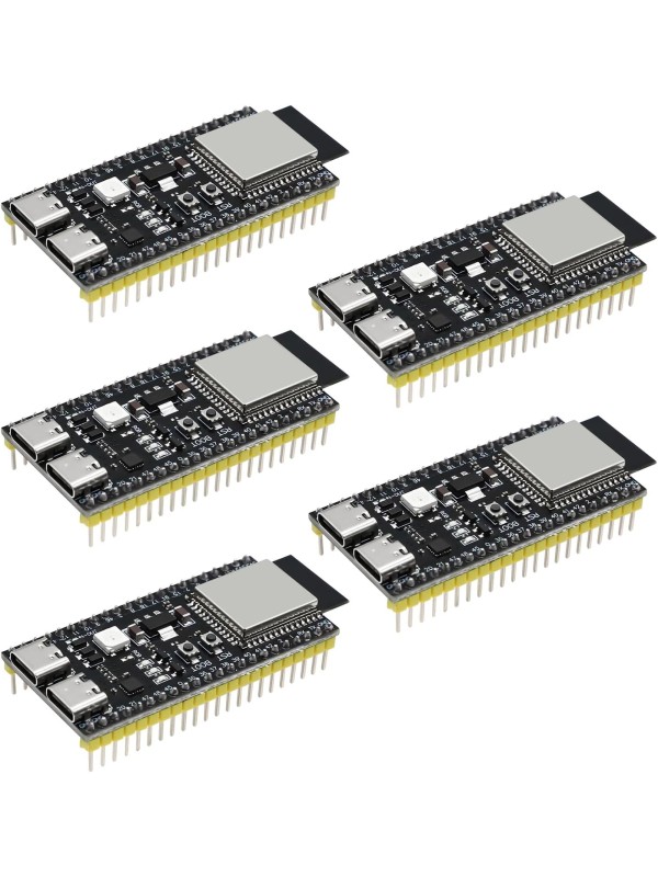 3 PCS ESP ESP-32-S3 Development Board ESP-32-S3 Module with ESP-1-N16R8 Low Power MCU with Dual-Mode Wi-Fi and Bluetooth Type-C Connector Compatible with Arduino