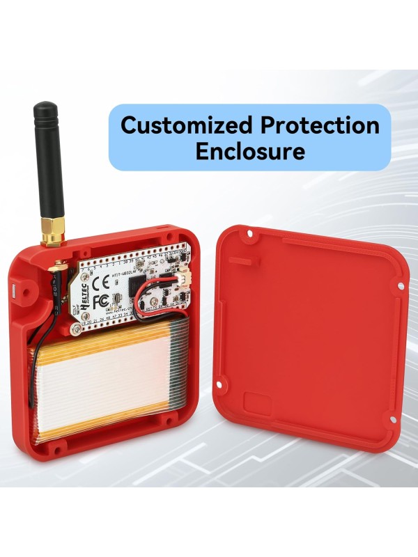 2 Pack ESP32 LoRa V3 Development Board with 915MHz Antennas + 3000mAh Battery + Meshtastic Case, ESP32-S3 SX1262 Integrated WiFi Bluetooth OLED Display for Arduino LoRaWAN IOT (N32 Version, Green)