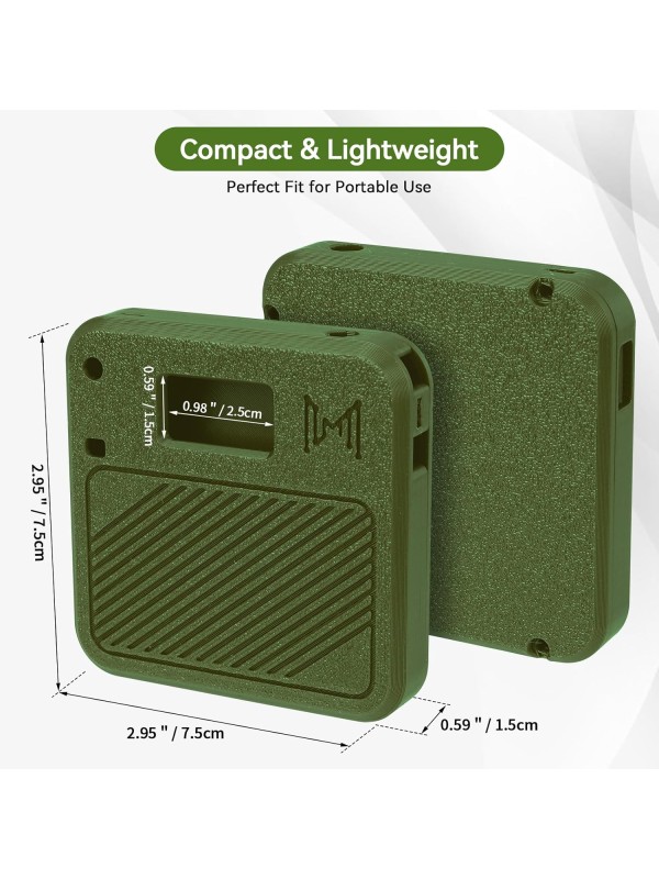 2 Pack ESP32 LoRa V3 Development Board with 915MHz Antennas + 3000mAh Battery + Meshtastic Case, ESP32-S3 SX1262 Integrated WiFi Bluetooth OLED Display for Arduino LoRaWAN IOT (N32 Version, Green)