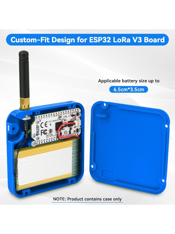 2 Pack ESP32 LoRa V3 Development Board with 915MHz Antennas + 3000mAh Battery + Meshtastic Case, ESP32-S3 SX1262 Integrated WiFi Bluetooth OLED Display for Arduino LoRaWAN IOT (N32 Version, Green)