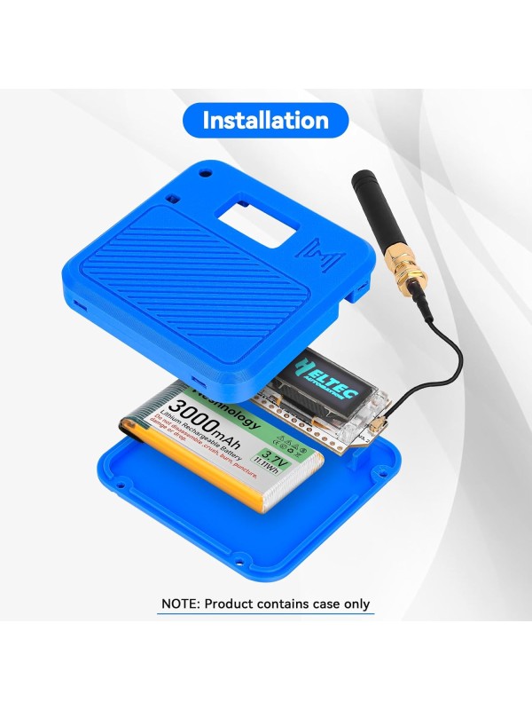 2 Pack ESP32 LoRa V3 Development Board with 915MHz Antennas + 3000mAh Battery + Meshtastic Case, ESP32-S3 SX1262 Integrated WiFi Bluetooth OLED Display for Arduino LoRaWAN IOT (N32 Version, Green)