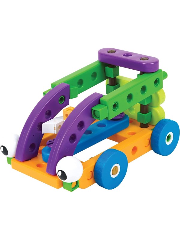 Thames & Kosmos Kids First Automobile Engineer Kit | STEM | 32 Page Full-Color Illustrated Storybook | Ages 3+ | Preschoolers & Kindergartners | Develop Fine Motor Skills | Parents’ Choice Gold Award