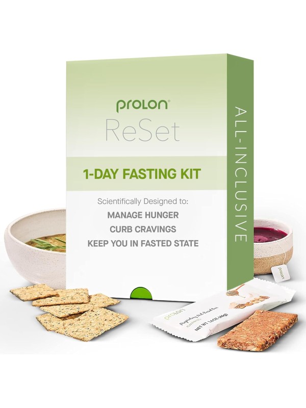 Prolon 3-Day Reset Fasting Kit | Fast with Food | Supports Healthy Aging & Weight Management | Low-Calorie, Plant-Based Meals & Snacks | Developed to Not Break Your Fast (3-Day Kit)