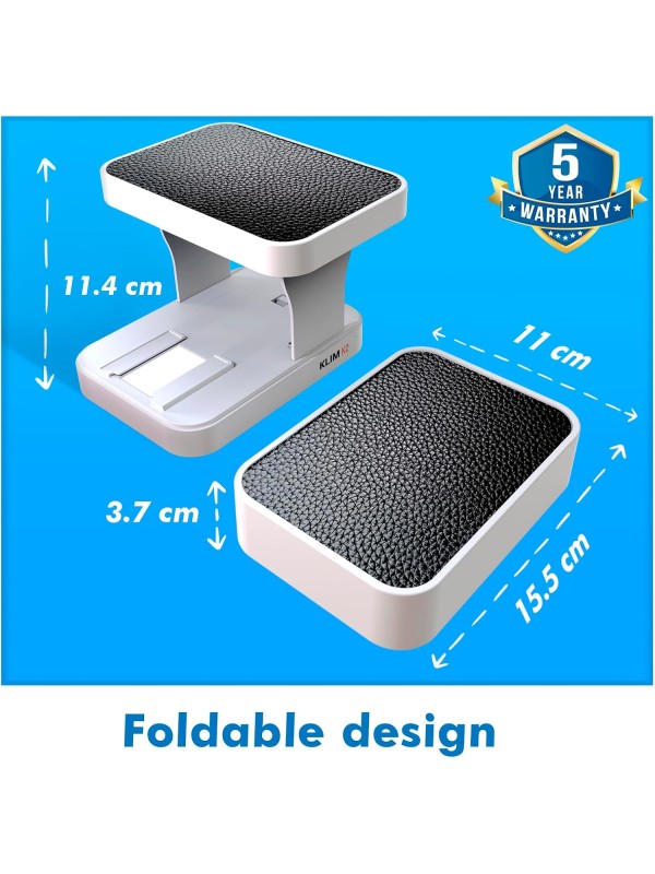 KLIM K2 Mobile Film Scanner - New Version - 35mm Positive & Negative Slide and Photo Scanner - Essential Color Film Developing Kit - Create Your Own 35mm Developing Service at Home - White