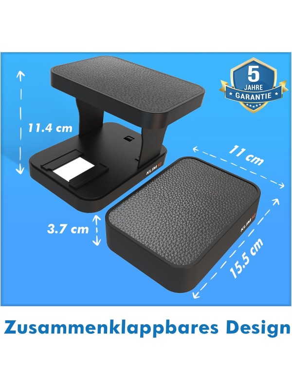 KLIM K2 Mobile Film Scanner - New Version - 35mm Positive & Negative Slide and Photo Scanner - Essential Color Film Developing Kit - Create Your Own 35mm Developing Service at Home - White