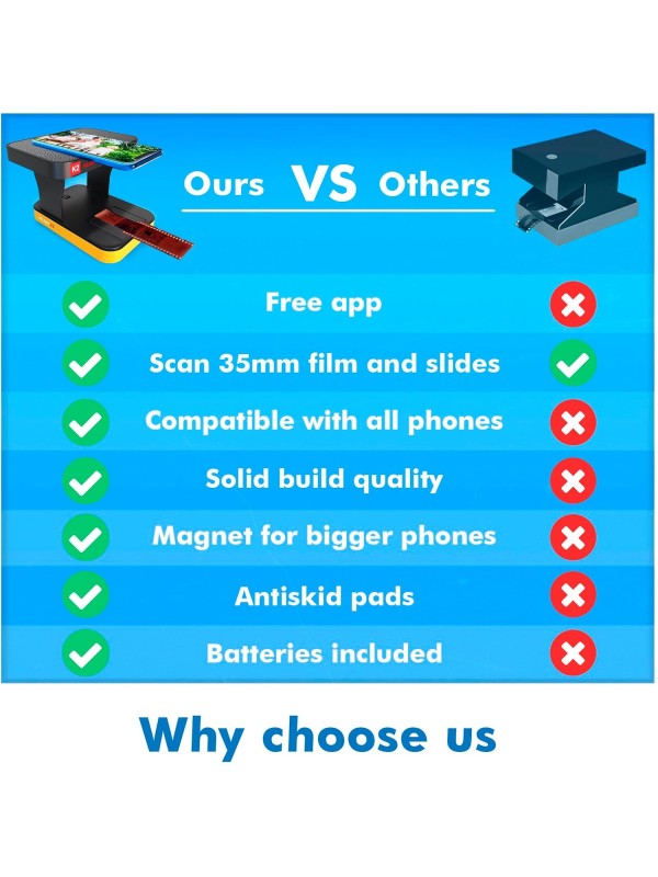 KLIM K2 Mobile Film Scanner - New Version - 35mm P...