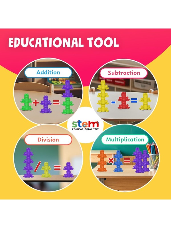 Skoolzy 44 Pc Counting Coins & Learning Set – Montessori Math Development Kit for 18 Months+