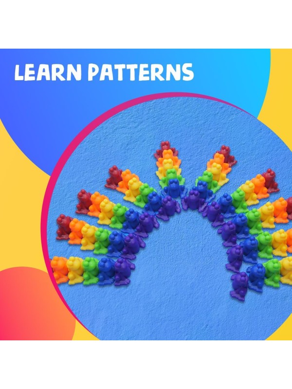 Skoolzy 44 Pc Counting Coins & Learning Set – Montessori Math Development Kit for 18 Months+