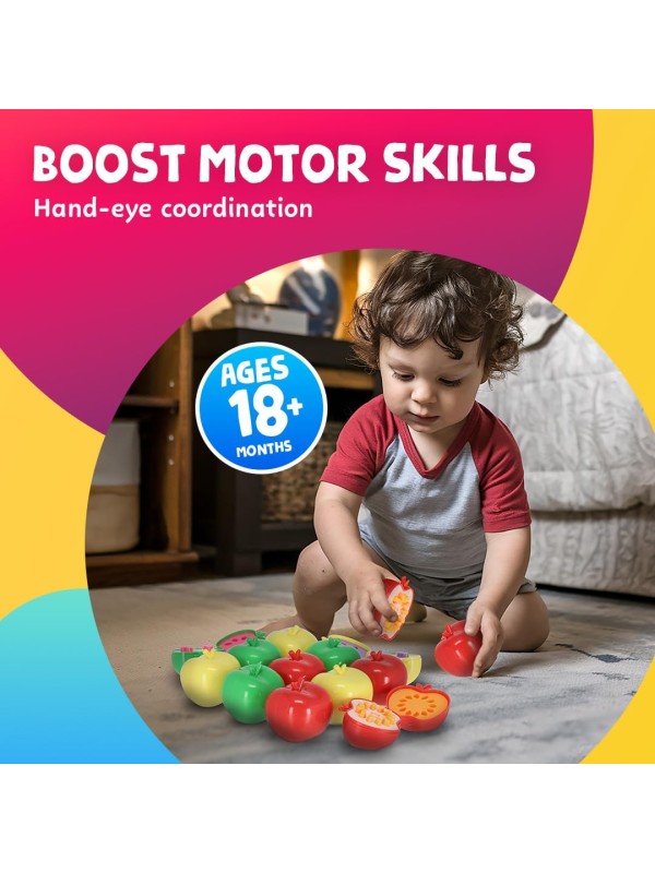 Skoolzy 44 Pc Counting Coins & Learning Set – Montessori Math Development Kit for 18 Months+