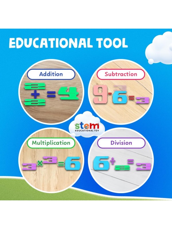 Skoolzy 44 Pc Counting Coins & Learning Set – Montessori Math Development Kit for 18 Months+