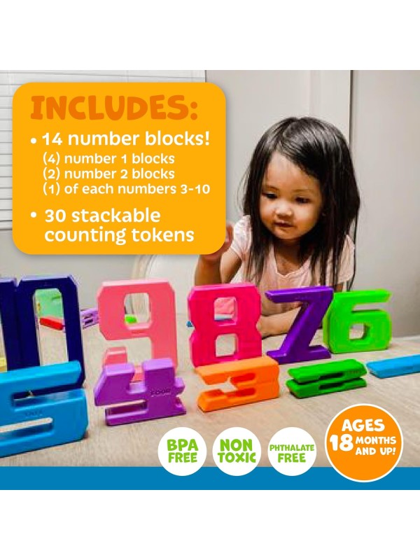 Skoolzy 44 Pc Counting Coins & Learning Set – Montessori Math Development Kit for 18 Months+