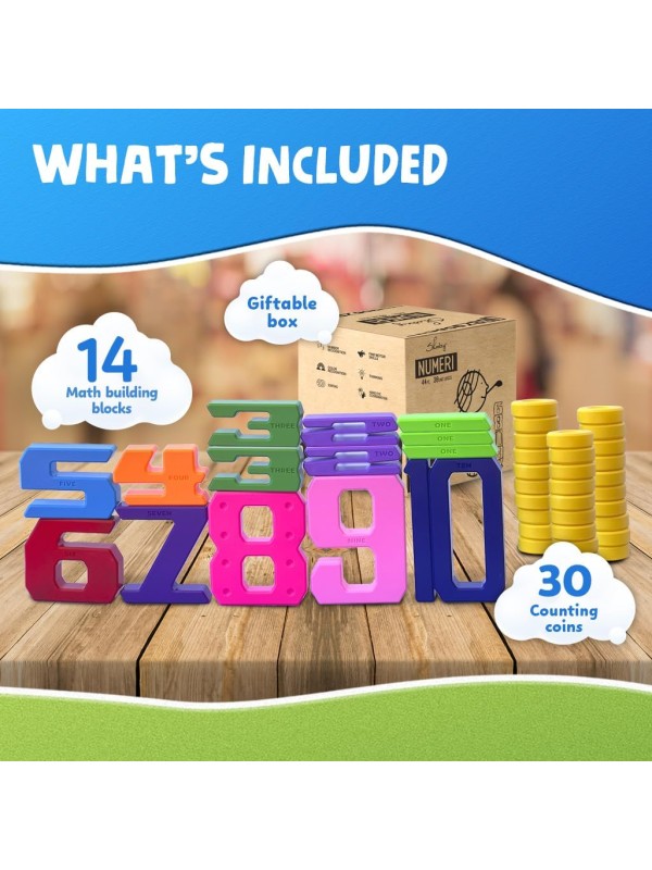 Skoolzy 44 Pc Counting Coins & Learning Set �...
