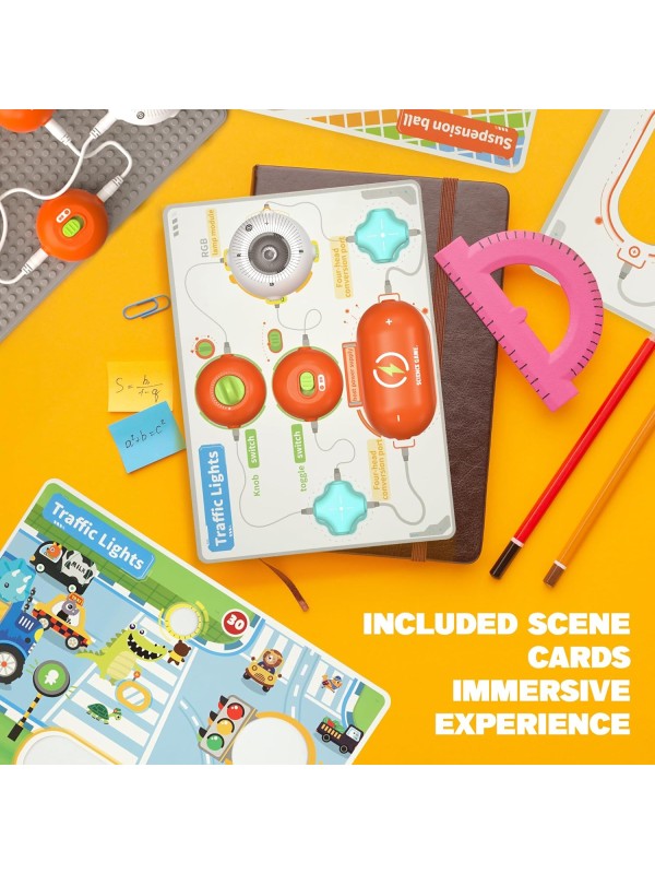 Science Kits for Kids - STEM Kits for Kids, Electronics Exploration Kit, Over 420 Projects, 35 Circuit Parts, STEM Educational Toy Gifts for Kids Boys Girls Ages 3 4 5 6 7 8 9 10 11 12