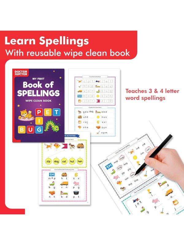 Doctor Jupiter Little Genius Kit for Boys & Girls 4-6 Year Olds | Educational Toys for 4-5-6 | Learning Toys for Toddlers | Preschool Learning Activities | STEM Toys | Science Experiments