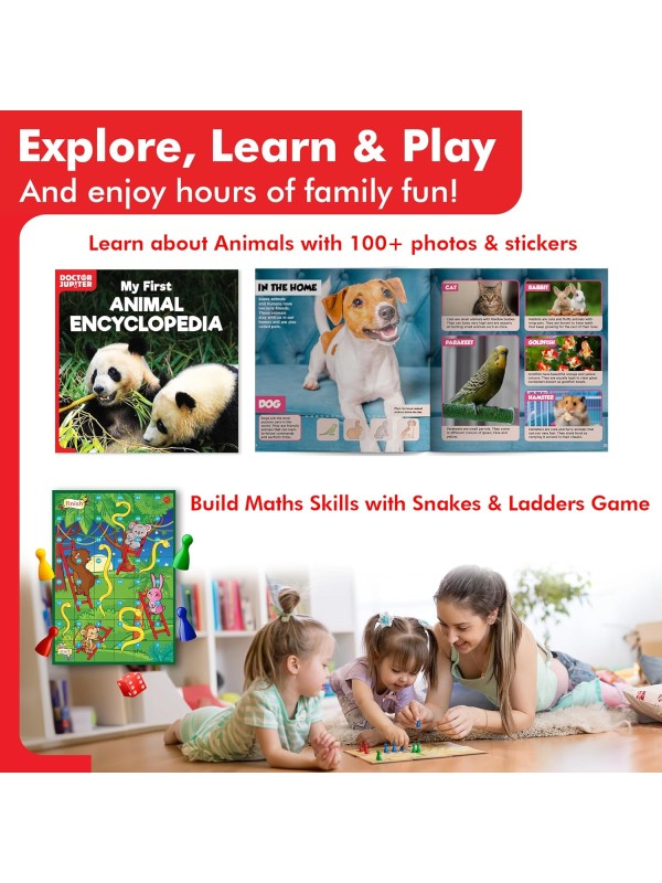 Doctor Jupiter Little Genius Kit for Boys & Girls 4-6 Year Olds | Educational Toys for 4-5-6 | Learning Toys for Toddlers | Preschool Learning Activities | STEM Toys | Science Experiments