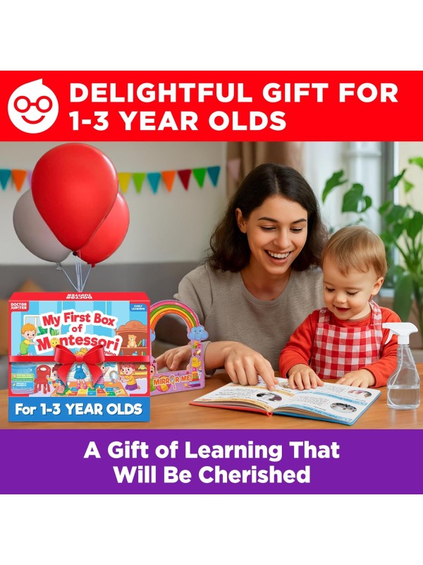 Doctor Jupiter Little Genius Kit for Boys & Girls 4-6 Year Olds | Educational Toys for 4-5-6 | Learning Toys for Toddlers | Preschool Learning Activities | STEM Toys | Science Experiments