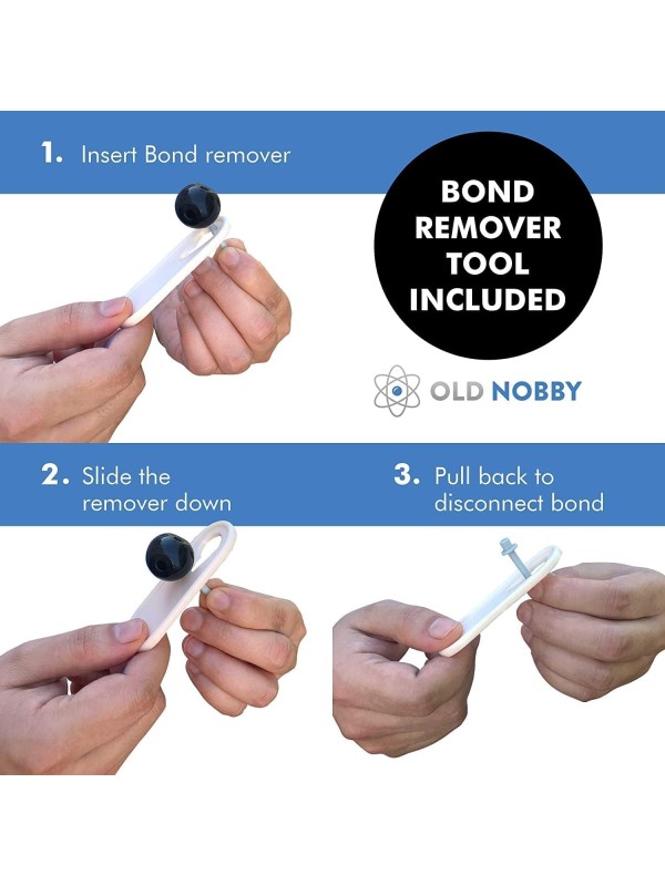 OLD NOBBY Organic Chemistry 239 Piece Model Kit - Molecular Model Kit with Atoms, Bonds, Instructional Guide, Bond Removal Tool, and Bonus Molecular Stencil