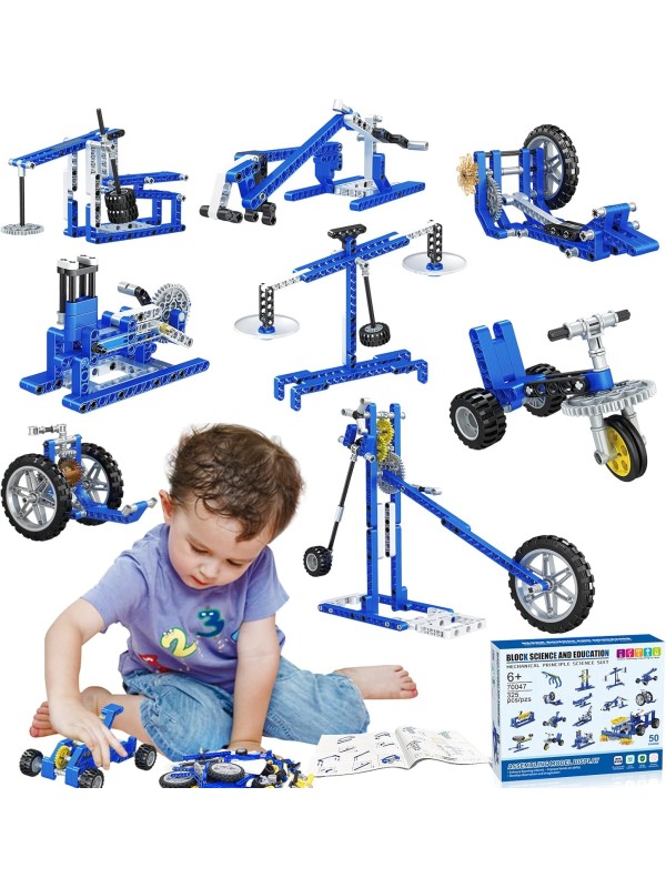 Kids Building Kit STEM Toys, 110 Pcs Educational Construction Engineering Building Blocks DIY Learning Set for Ages 3-10 Year Old Boys Girls, Best Gift for Children Creative Games Fun Play