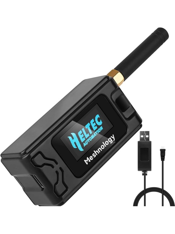 2 Pack ESP 32 Lo Ra V3 Development Board + 1100mAh Battery + Protect Case Set - with 915MHz Antenna and SX 1262 Lo Ra V3 Devices for Mesh Tastic Ar duino Lo Rawan IoT (N30 Version, Black)