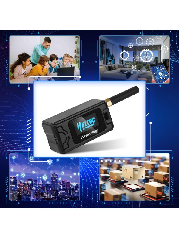 2 Pack ESP 32 Lo Ra V3 Development Board + 1100mAh Battery + Protect Case Set - with 915MHz Antenna and SX 1262 Lo Ra V3 Devices for Mesh Tastic Ar duino Lo Rawan IoT (N30 Version, Black)