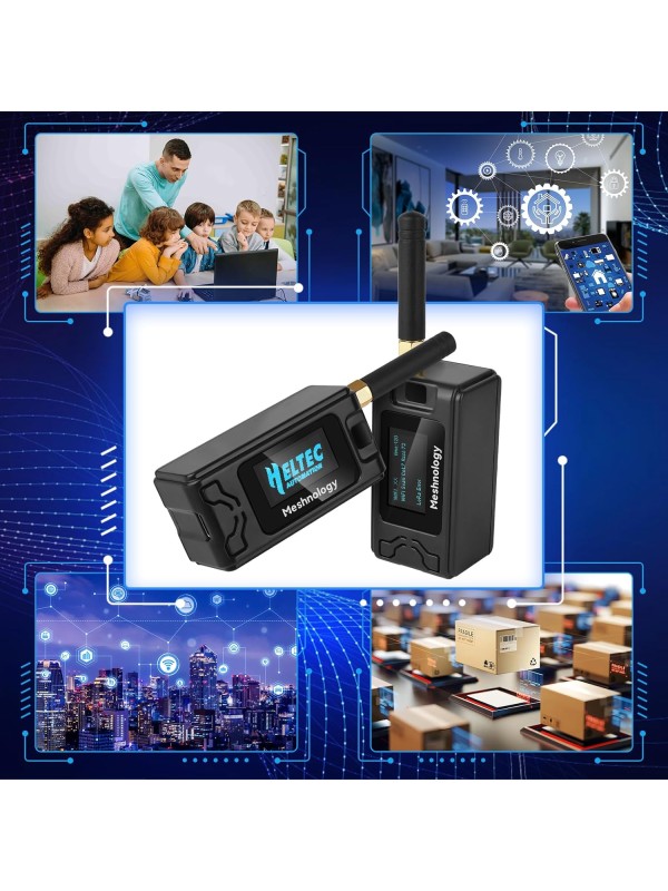 2 Pack ESP 32 Lo Ra V3 Development Board + 1100mAh Battery + Protect Case Set - with 915MHz Antenna and SX 1262 Lo Ra V3 Devices for Mesh Tastic Ar duino Lo Rawan IoT (N30 Version, Black)