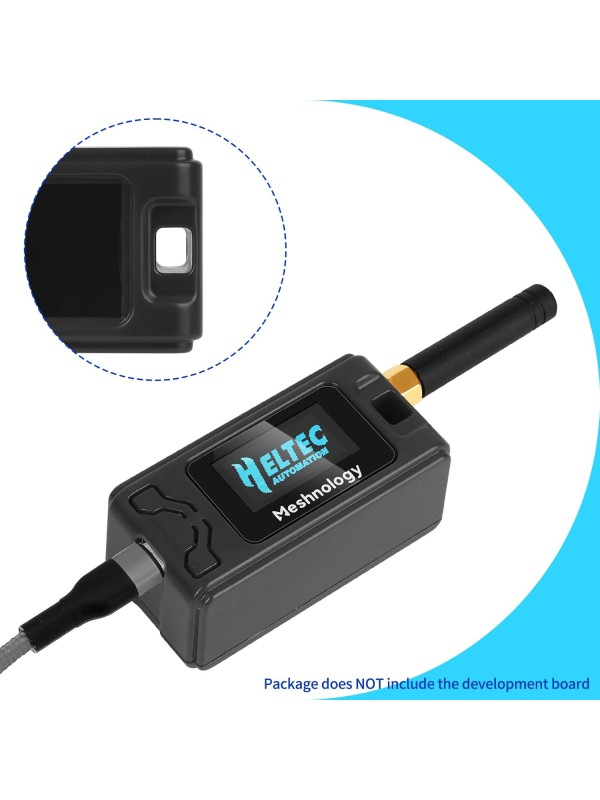 2 Pack ESP 32 Lo Ra V3 Development Board + 1100mAh Battery + Protect Case Set - with 915MHz Antenna and SX 1262 Lo Ra V3 Devices for Mesh Tastic Ar duino Lo Rawan IoT (N30 Version, Black)