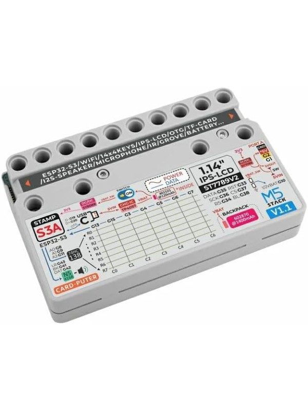 M5Stack Official Cardputer v1.1 New for 2025 Now with M5StampS3A - Pocket Computer Development Kit (K132-V11 Cardputer v1.1)