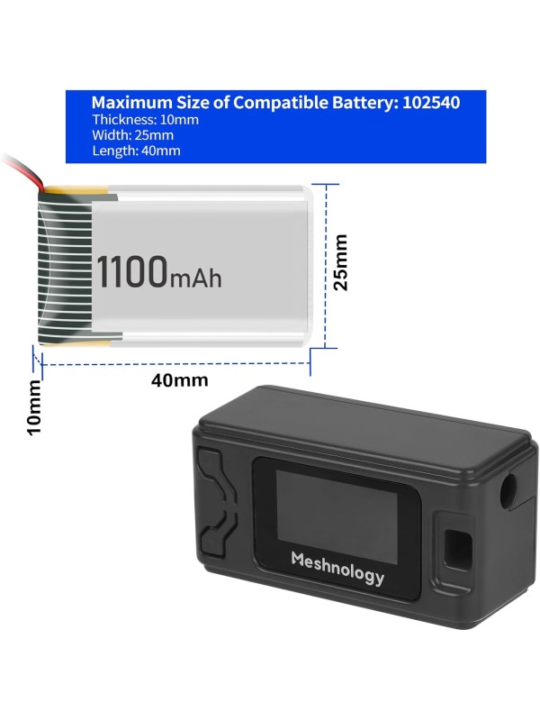 2 Pack ESP 32 Lo Ra V3 Development Board + 1100mAh Battery + Protect Case Set - with 915MHz Antenna and SX 1262 Lo Ra V3 Devices for Mesh Tastic Ar duino Lo Rawan IoT (N30 Version, Black)