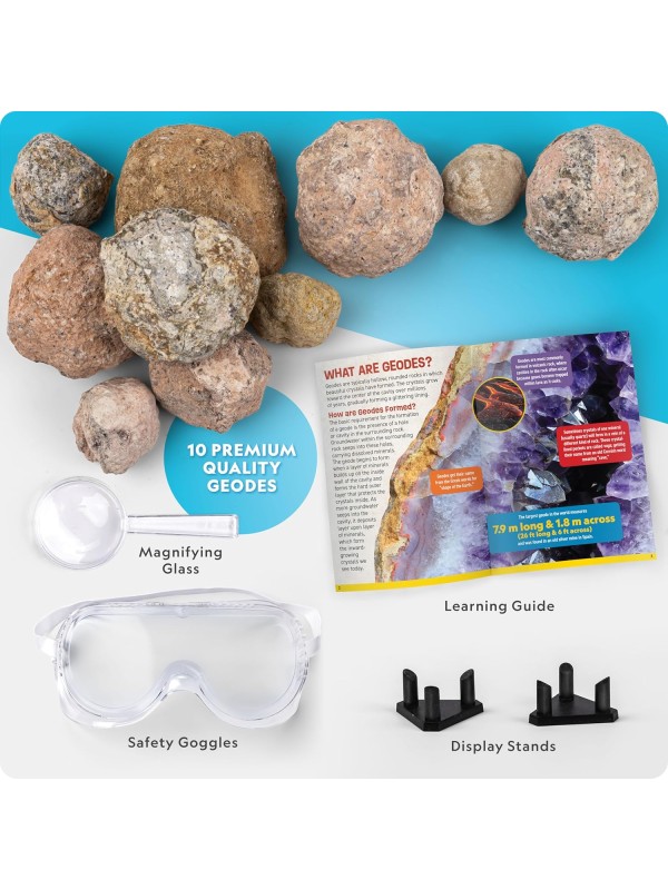 National Geographic Break Open 10 Premium Geodes �...