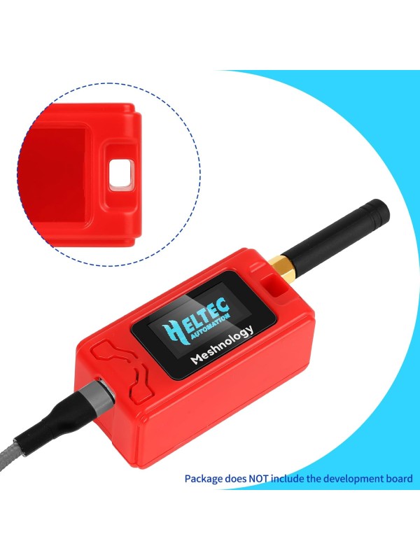 2 Pack ESP 32 Lo Ra V3 Development Board + 1100mAh Battery + Protect Case Set - with 915MHz Antenna and SX 1262 Lo Ra V3 Devices for Mesh Tastic Ar duino Lo Rawan IoT (N30 Version, Black)