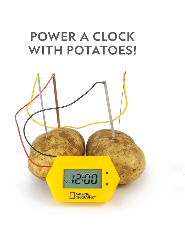 NATIONAL GEOGRAPHIC Earth Science Kit – 100+ Science Experiments & Activities for Kids, Crystal Growing, Volcano Science Kit, Rock Collection, STEM Project Toy for Boys & Girls (Amazon Exclusive)