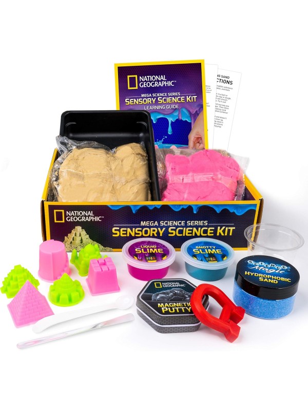 NATIONAL GEOGRAPHIC Earth Science Kit – 100+ Science Experiments & Activities for Kids, Crystal Growing, Volcano Science Kit, Rock Collection, STEM Project Toy for Boys & Girls (Amazon Exclusive)