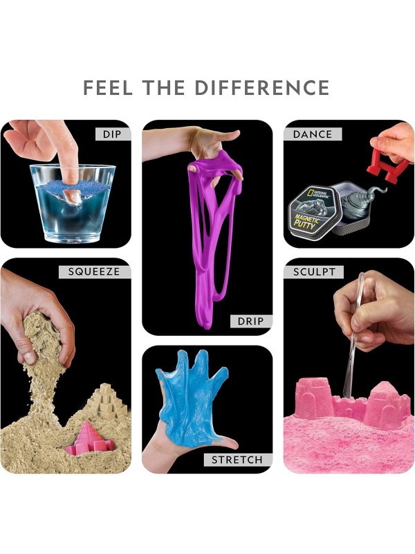 NATIONAL GEOGRAPHIC Earth Science Kit – 100+ Science Experiments & Activities for Kids, Crystal Growing, Volcano Science Kit, Rock Collection, STEM Project Toy for Boys & Girls (Amazon Exclusive)