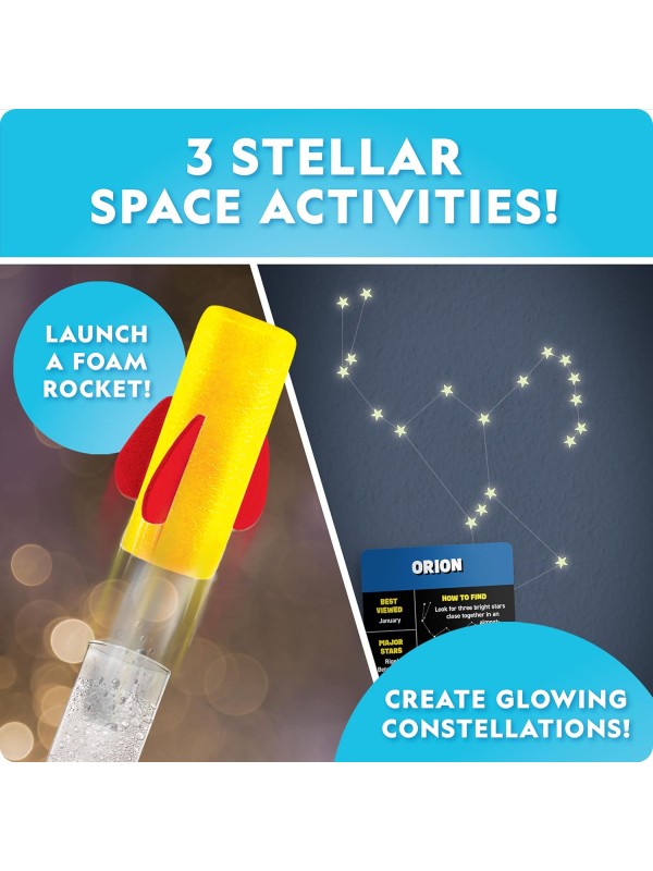 NATIONAL GEOGRAPHIC Earth Science Kit – 100+ Science Experiments & Activities for Kids, Crystal Growing, Volcano Science Kit, Rock Collection, STEM Project Toy for Boys & Girls (Amazon Exclusive)