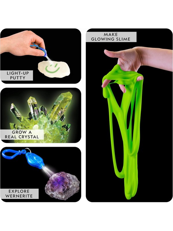 NATIONAL GEOGRAPHIC Earth Science Kit – 100+ Science Experiments & Activities for Kids, Crystal Growing, Volcano Science Kit, Rock Collection, STEM Project Toy for Boys & Girls (Amazon Exclusive)