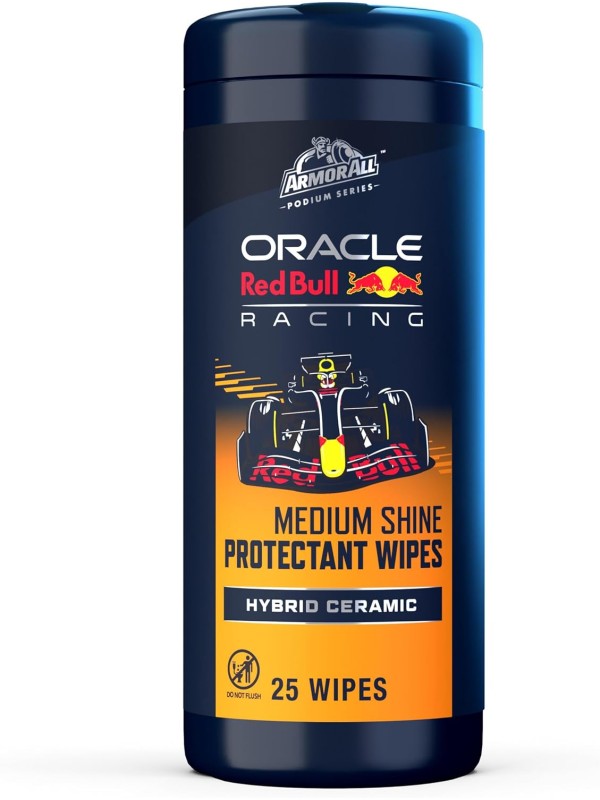 Armor All Podium Series 3-Piece Protect & Shine Car Detailing Kit Developed with Oracle Red Bull Racing, Includes Hybrid Ceramic Exterior Detailer, Tire Shine, and Interior Protectant, 16 fl oz Each