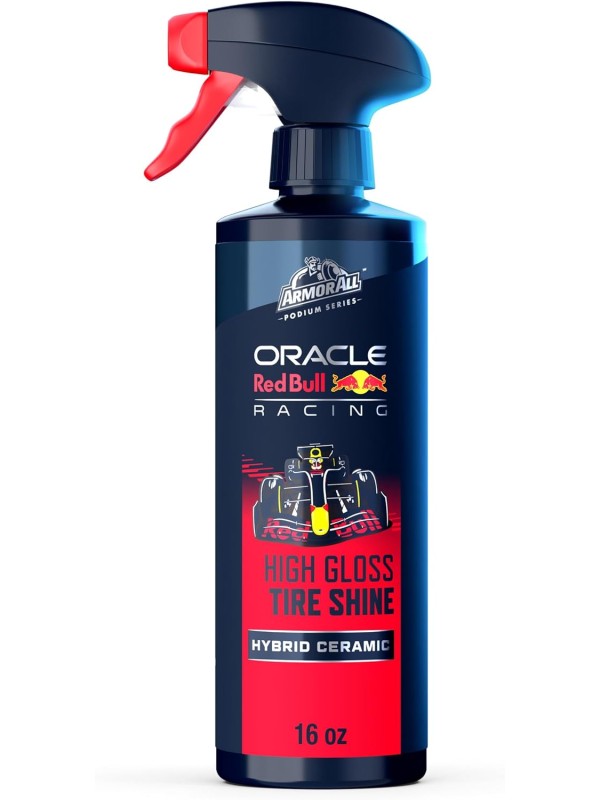 Armor All Podium Series 3-Piece Protect & Shine Car Detailing Kit Developed with Oracle Red Bull Racing, Includes Hybrid Ceramic Exterior Detailer, Tire Shine, and Interior Protectant, 16 fl oz Each