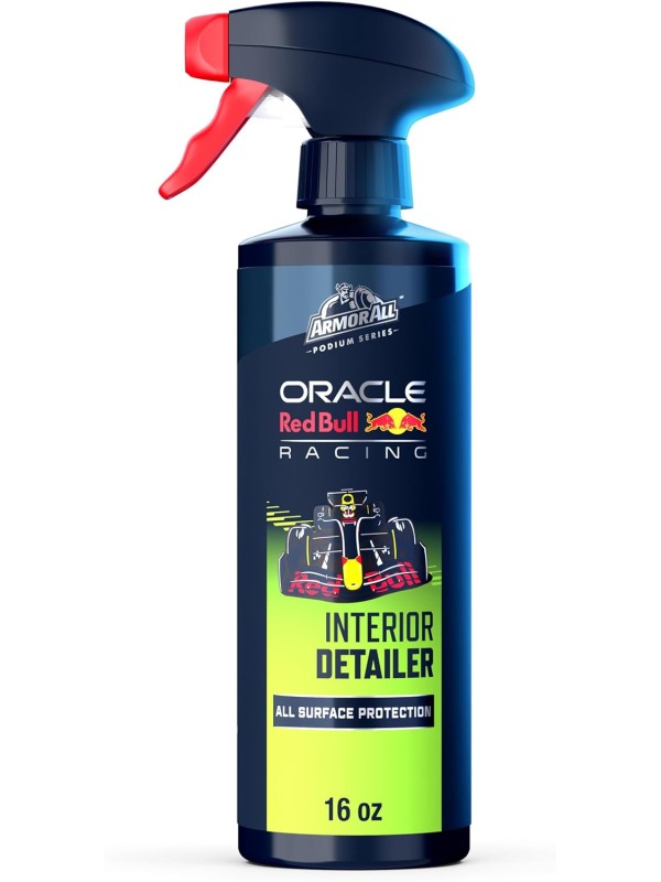 Armor All Podium Series 3-Piece Protect & Shine Car Detailing Kit Developed with Oracle Red Bull Racing, Includes Hybrid Ceramic Exterior Detailer, Tire Shine, and Interior Protectant, 16 fl oz Each