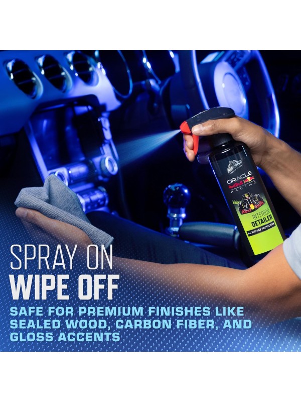 Armor All Podium Series 3-Piece Protect & Shine Car Detailing Kit Developed with Oracle Red Bull Racing, Includes Hybrid Ceramic Exterior Detailer, Tire Shine, and Interior Protectant, 16 fl oz Each