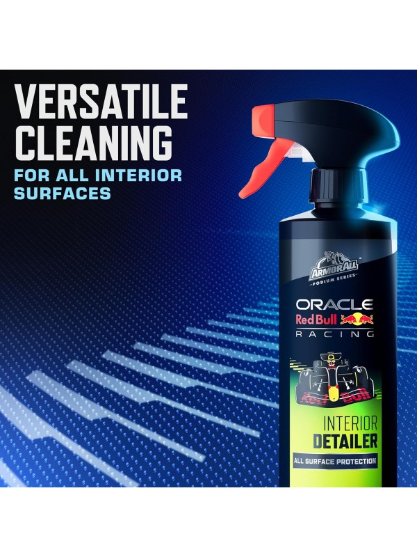 Armor All Podium Series 3-Piece Protect & Shine Car Detailing Kit Developed with Oracle Red Bull Racing, Includes Hybrid Ceramic Exterior Detailer, Tire Shine, and Interior Protectant, 16 fl oz Each