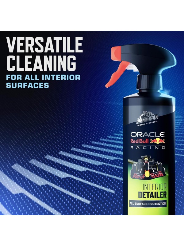 Armor All Podium Series 3-Piece Protect & Shine Car Detailing Kit Developed with Oracle Red Bull Racing, Includes Hybrid Ceramic Exterior Detailer, Tire Shine, and Interior Protectant, 16 fl oz Each