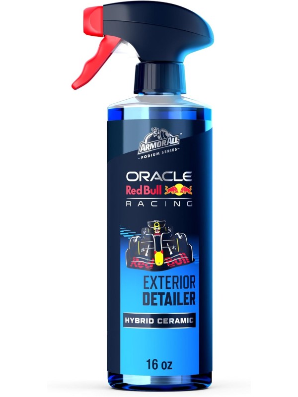 Armor All Podium Series 3-Piece Protect & Shine Car Detailing Kit Developed with Oracle Red Bull Racing, Includes Hybrid Ceramic Exterior Detailer, Tire Shine, and Interior Protectant, 16 fl oz Each